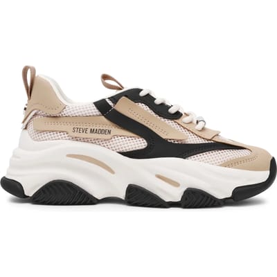 Steve Madden Possession-e Sneakers Irish/black Silver Größe: 40 | Trainers Outlet | Damen | Grau