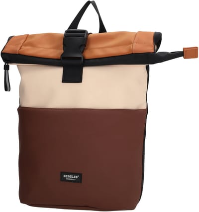 Beagles Originals Multicolor Waterdichte Rugzak - Rugtas - 42 x 28 x 10 cm - 12 Liter - Waterproof - Karamel