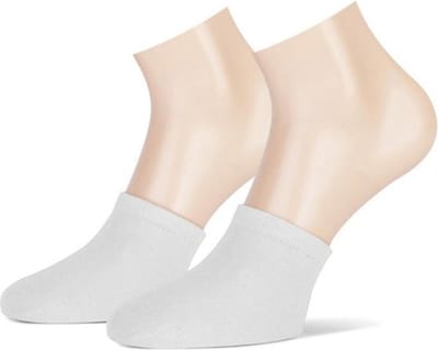 Teckel Dames Teensokjes Katoen Wit One size 2 paar