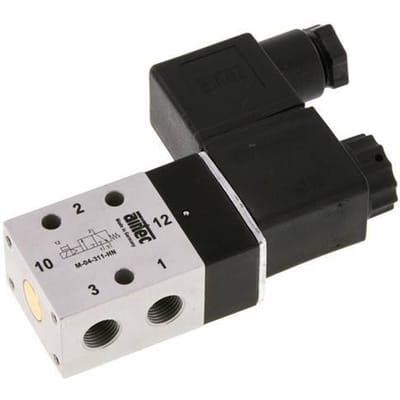 3/2 G1/8'' NC Magneetventiel 115V AC 2.5-10bar/35.0-140psi Airtec