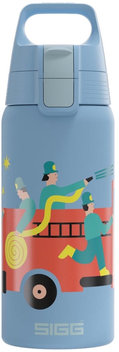 SIGG drinkfles Pompiers 0,5l - kindvriendelijke waterfles brandweer.