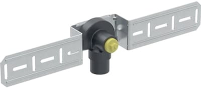Geberit FlowFit aansluithoek 90° voorgemonteerd, enkel, verzet, geïsoleerd, DN 12, 619.630.00.1