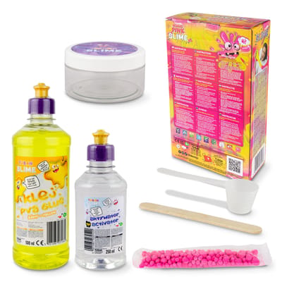 Tuban speelgoed DIY slime kit - Magic Pink XL - kleurveranderend slijm.