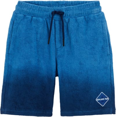 WE Fashion Jongens regular fit sweatshort van badstof met embroidery