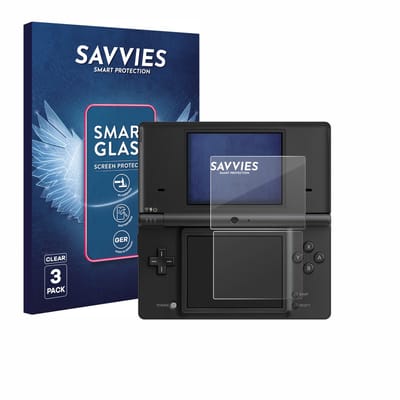 3 Stuks Savvies Screenprotector - geschikt voor Nintendo DSi - beschermfolie glas transparant