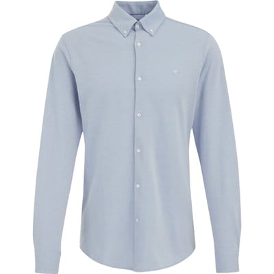 We Fashion Shirt Ice Blue Maat: XS | Zakelijke Overhemden Outlet | Heren | Blauw