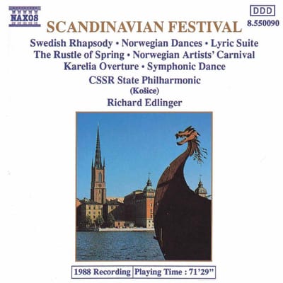 Slovak State Philharmonic Orchestra (Kosice), Richard Edlinger - Scandinavian Festival (CD)
