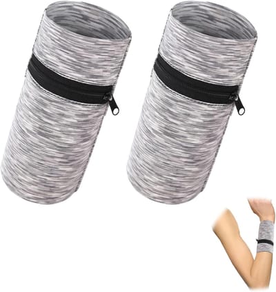 Wrist wallet with zipper, running accessories for men and women, suitable for all types of sports - ShopVlot