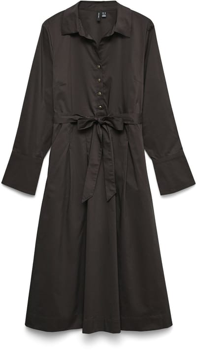 VERO MODA - VMFRIBA LS CALF DRESS WVN GA - Dames - Maxi jurken
