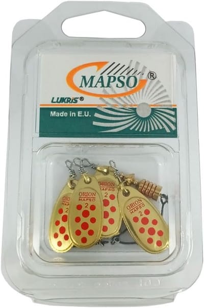 Vis Lokaas Lepel - Kunstaas Set - Vissen in Stilstaand - Haak Zonder Weerstand - 4 Stuks 4.5g - Rood Zilver