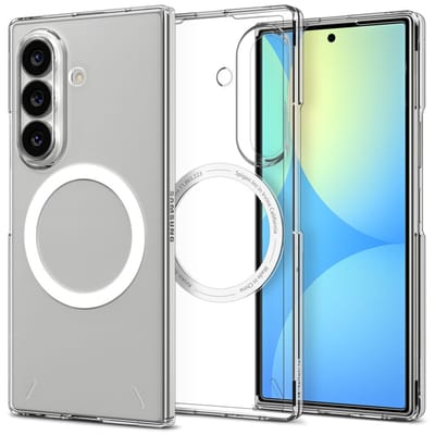 Spigen | Hoesje Geschikt voor Samsung Galaxy Z Fold 8 Ultra | Air Skin | Back Cover | met MagFit | Clear Wit