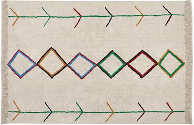 CETMI - Laagpolig vloerkleed - Beige - 160 x 230 cm - Katoen