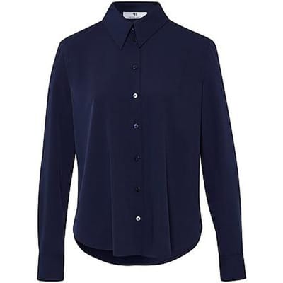 Blouse Van Peter Hahn blauw