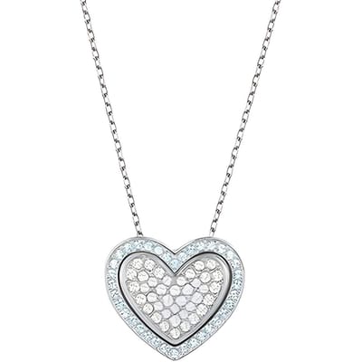 Colliers Swarovski Cupid Crystal en Métal Plaqué Rhodium pour Femmes 5118810 White|F white