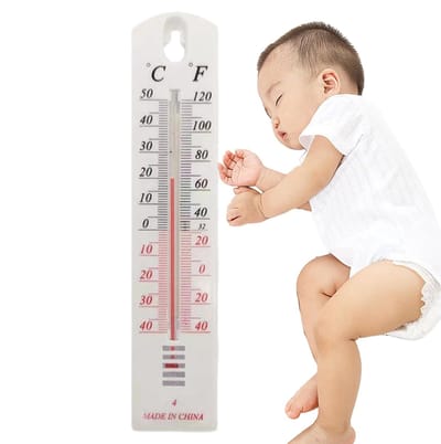 Temperatuurmeter Binnen Buiten - Weerindicator Monitor - Klimaat Controle - Breed Meetbereik - 218 x 46 cm