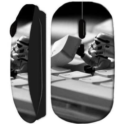 Souris Sans Fil - Star Wars - Dark Vador - Clé USB wifi - Compatible Mac et PC - Noir