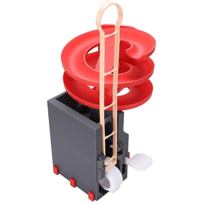 Automatische Baldispenser PLA 3D-printen Draagbare Bal Tee-up Machine Swing Training Lanceerder voor Oefening red