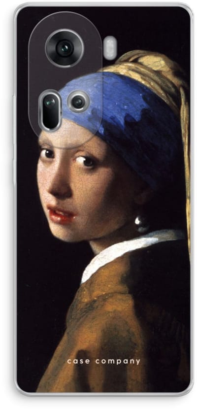 Case Company® - Hoesje geschikt voor Oppo Reno 11 hoesje - The Pearl Earring - Soft Cover Telefoonhoesje - Bescherming aan alle Kanten en Schermrand