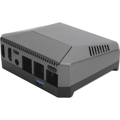 Aluminium Behuizing voor Raspberry Pi 4B Argon One M.2 SSD met Ingebouwde Infrarood Ontvanger(Voor Argon
