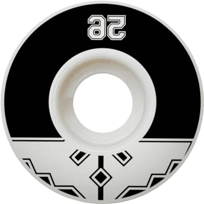 Skateboard Wielen - Set Wielen - Street Skaten - Hoge Rebound - 56mm - Zwart