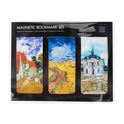 Set van 3, Magnetische boekenleggers, Maison de van Gogh, Auvers