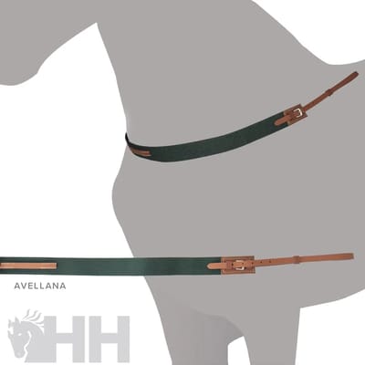 Elastische jachthalsband voor paarden Lexhis