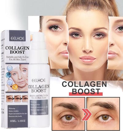 Eelhoe | Collagen | Boost | Anti-Rimpel Serum | Anti-Aging | Huidverstevigend | Hydraterend | Vitamine C , Hyaluronzuur | Ceramide | Rimpelvermindering | Huidherstel | Donkere vlekken & Egaliserend |Stralende Huid | Whitening Serum | Collagen Serum