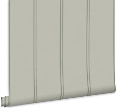 Laura Ashley Chalford Wood Panelling Behang - Streep - 10mx52cm - Groen