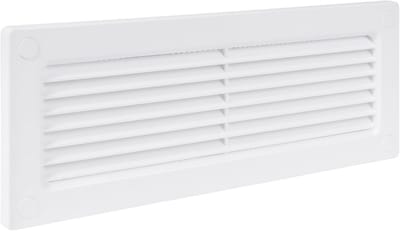 Rechthoekig Kanaalrooster - Ventilatie rooster - Luchtcirculatie Verbeteren - Geïntegreerd Beschermingsrooster - 204 x 60 mm - Grijs