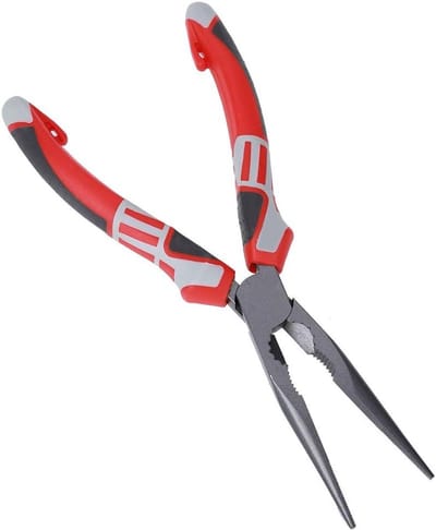 Multifunctionele Elektrische Draadknipper met Lange Neus en Halfronde Spuit, 200mm Handgereedschap voor Elektriciens en Klussers