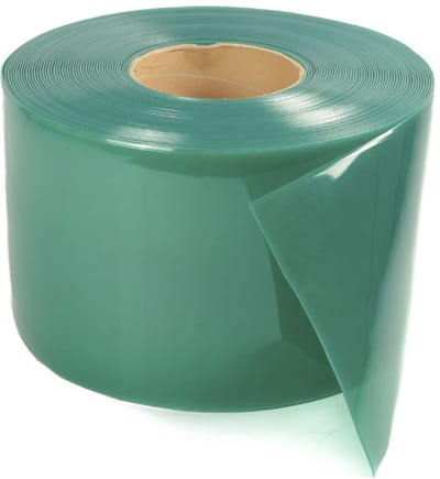 Rubbermagazijn - PVC Strokengordijn - groen 300x3mm - Lengte 50 meter - Kunststof Lamellengordijn