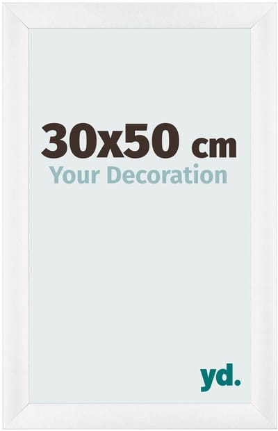 Your Decoration - Fotolijst 30x50 cm - MDF - Wit Hoogglans - Pisa