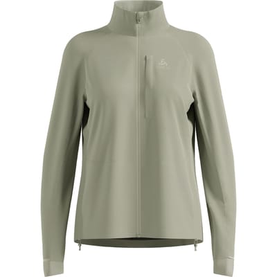 Odlo Zeroweight Pro Warm Hardloopjas Dames-Olijf