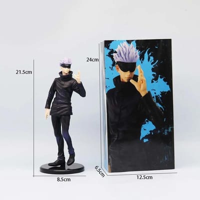 Jujutsu Kaisen Actiefiguur Set - Itadori Yuji en Gojo Satoru PVC Verzamelbeeldje Anime Speelgoed Cadeau voor Jongens Duurzaam