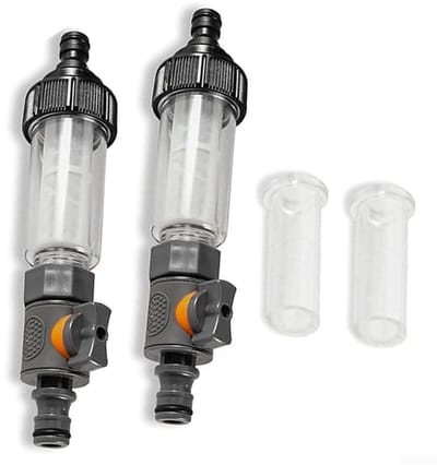 Allecto - Waterfilter Camperapparatuur - Vervangende Zeefjes - Flexibele Compatibiliteit - 2 Stuks - Geschikt voor Caravan en Jacht - 12 inch en 34...