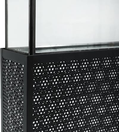 PTMD Sita Lantaarn - 30 x 10 x 58,5 cm - Metaal - Zwart