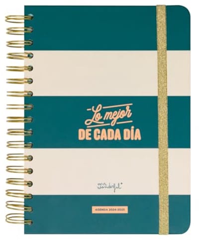 Afspraakplanner 2024-2025 - Dagelijks Organisatieboek met Stickers en Notities