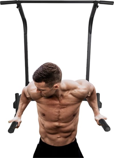 SOUTHWALL Multifunctionele Pull Up Bar en Dip Bar – Premium Optrekstang – Dip rack wandmontage – Fitness station – Krachttraining – Home Workout – Belastbaarheid tot 150kg – 110 x 100 x 70 CM – Zwart