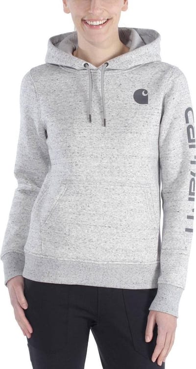 Carhartt Relaxed Fit Midweight Logo Sleeve Graphic Sweatshirt-Gemêleerd grijs-M
