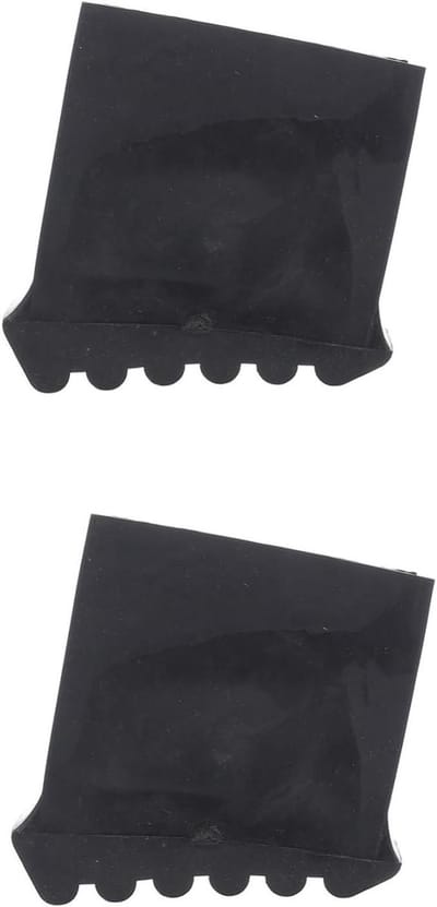 Laddervoet Beschermers - Rubberen Pads - Vloer Beschermen - Antislip Ontwerp - 2 Stuks - Zwart