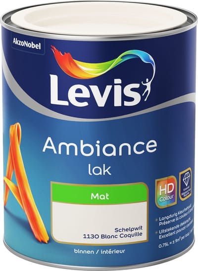 Levis - Ambiance Lak Mat - Schelpwit - 0,75 L
