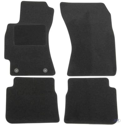 Tapis De Sol Noir Velours - J&J AUTOMOTIVE - Subaru Forester 2008-2014 - Sur Mesure - Antidérapant - Imperméable noir