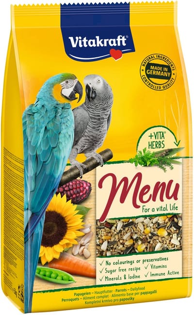 Vitakraft Papegaaien Premium Menu - Vogelvoer - 3 kg