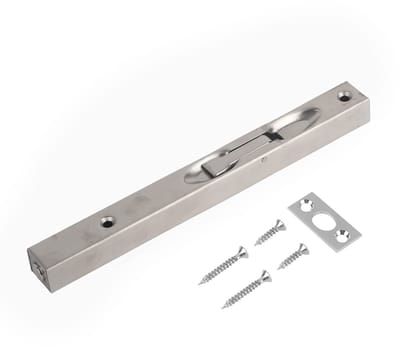 Dailygoods- Deurvergrendeling Roestvrij Staal - Deurbout - Deurbeveiliging - Vergrendeling - Deurslot - 150 mm/200 mm/250 mm