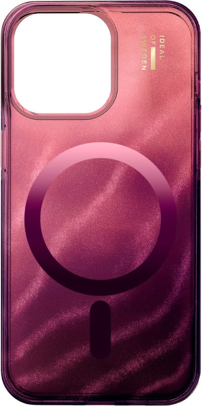 iDeal of Sweden - Clear Case MagSafe iPhone 15 Pro Max Cherry Lacquer