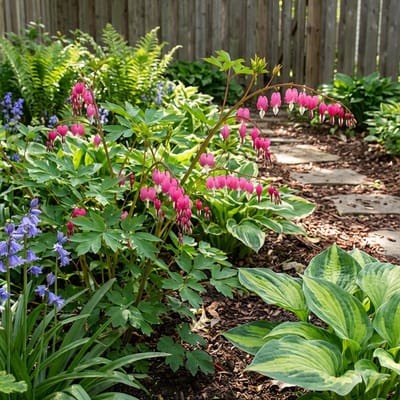 Bloomique - Set van 6 - Dicentra Spectabilis - Tranend Hartje - Rijkbloeiend - Winterhard - Vaste plant - 10-20 cm hoog - Pot 9 cm