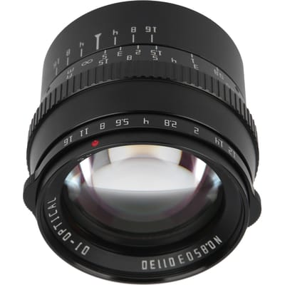 50mm F1.2 M43 Mount Groothoeklens voor GH5GM10GX8GF9 Mirrorless Camera black