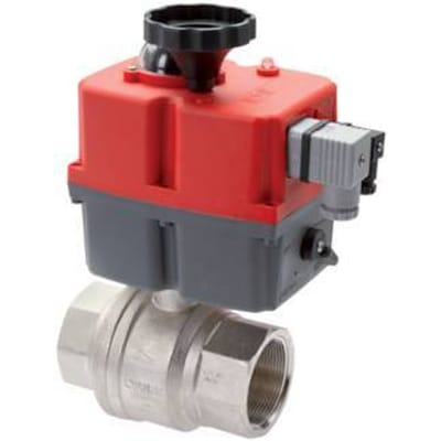 G4'' 24-240V AC/DC Fail-Safe 2-weg Messing Kogelkraan