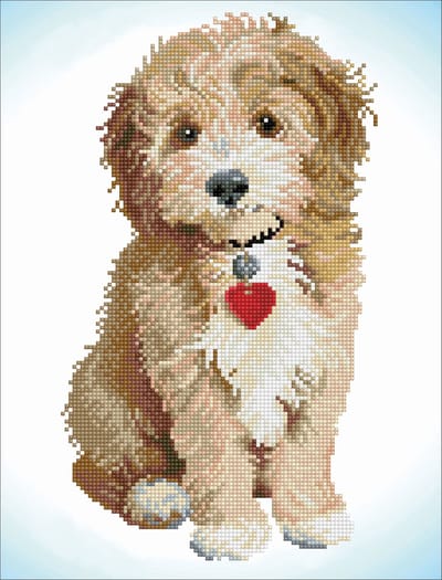DIAMOND DOTZ Lovely Boy - Diamond Painting - 8.266 Dotz - 41x31 cm