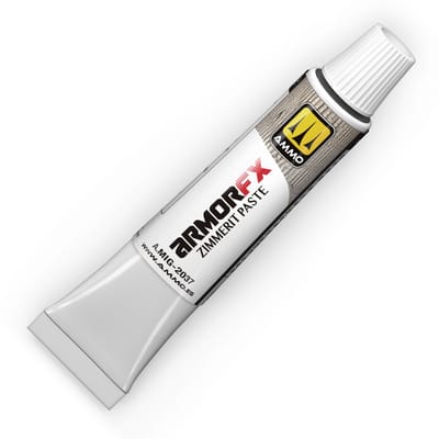 AMMO by Mig Jimenez Hobbylijm - MIG 2037 ArmorFx Zimmerit Acrylpasta - WWII Duitse Pantservoertuigen - Tube - 20ml Filler